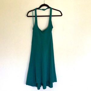 A/X Armani Exchange Teal Sweater halter dress L
